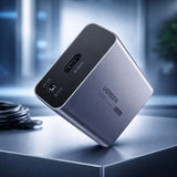 Adaptor UGREEN Adapter CM455 (20519EU), HDMI Over Ethernet Extender, Full HD, 0.7m, Gri