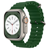 Curea pentru Apple Watch 6 44mm, Techsuit Watchband (W038), verde