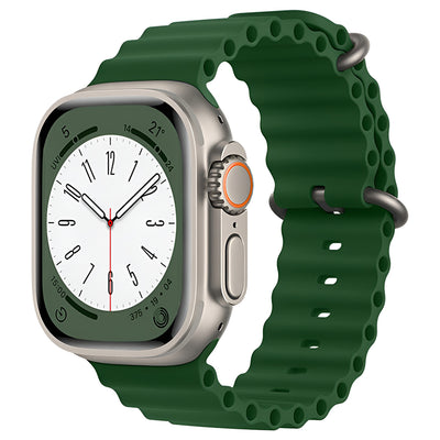 Curea pentru Apple Watch 6 44mm, Techsuit Watchband (W038), verde