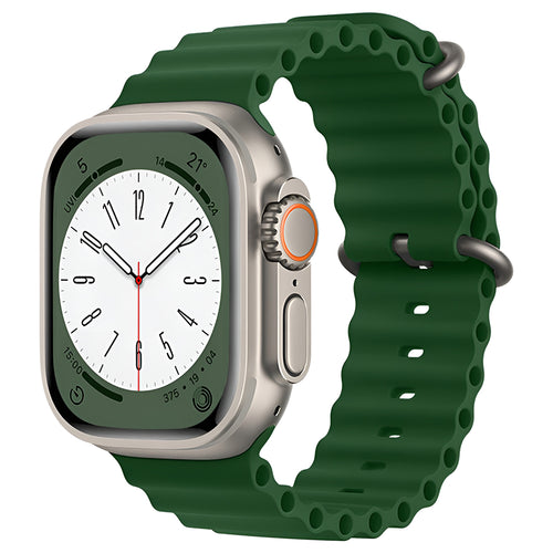 Curea pentru Apple Watch 6 44mm, Techsuit Watchband (W038), verde