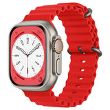 Curea pentru Apple Watch 6 44mm, Techsuit Watchband (W038), alb