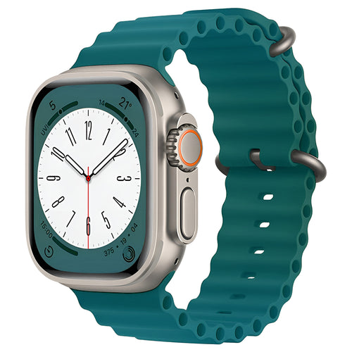 Curea pentru Apple Watch 6 44mm, Techsuit Watchband (W038), verde