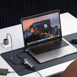 Adaptor UGREEN Ethernet Adapter CM475 (60554), USB to 3x USB, RJ45 LAN Port, Windows, Linux, Macos, 1000Mbps, 5Gbps