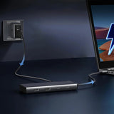 Hub USB UGREEN CM639 (35625), Type-C to 2x USB, 3x USB-C, 2x HDMI, 1x DisplayPort, 4K@30 Hz, PD100W, 10Gbps, negru