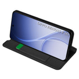 Husa pentru OPPO Reno15 F, Techsuit Magskin Book, negru