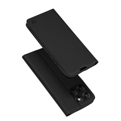 Husa pentru Motorola Moto G77, Techsuit Magskin Book, negru