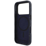 Husa pentru iPhone 17 Pro Max, Karl Lagerfeld Leather KL Monogram Logo MagSafe (KLHMP17X5PGKLMCB), albastru