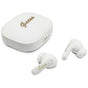 Casti wireless Guess Script Metal Logo (GUTWSX45PGSH), Bluetooth V5.4, TWS, cu Microfon, Type-C, 400mAh, alb