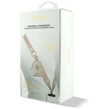 Guess Universal Strap 4G Metal Logo (GUUCNKP4DGMP), cu Small Purse pentru Accesories, reglabil, Eco Leather, Roz