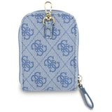 Guess Universal Strap 4G Metal Logo (GUUCNKP4DGMB), cu Small Purse pentru Accesories, reglabil, Eco Leather, Albastru