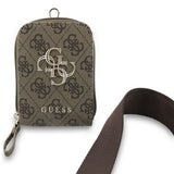 Guess Universal Strap 4G Metal Logo (GUUCNKP4DGMW), cu Small Purse pentru Accesories, reglabil, Eco Leather, Maro