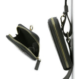 Guess Universal Strap 4G Metal Logo (GUUCNKP4DGMK), cu Small Purse pentru Accesories, reglabil, Eco Leather, Negru