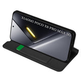 Husa pentru Xiaomi POCO X8 Pro Max, Techsuit Magskin Book, negru