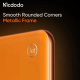 Baterie externa Mcdodo Magnetic Meta Air (MC-2931), MagSafe Incarcare Wireless, Type-C, Ultra-Subtire, 20W, 5000mAh, negru