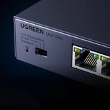 Adaptor UGREEN Ethernet Switch (35048EU), 5x 2.5Gbps RJ45, 1x 10Gbps Spf+, Plug & Play, Vlan, LED Indicator, Gri