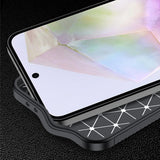 Husa pentru Samsung Galaxy A57 5G, Techsuit CarbonFiber, negru
