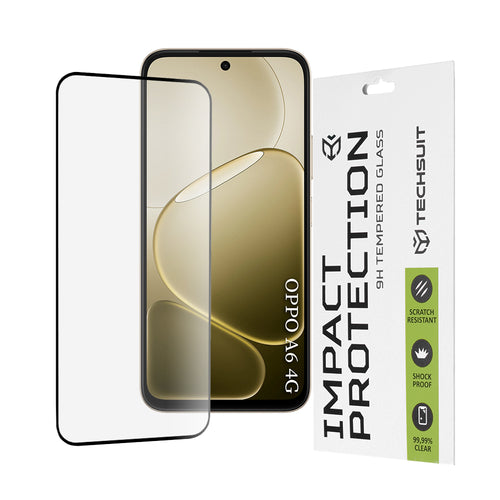 Folie de protectie pentru OPPO A6x 4G, Techsuit 111D Full Cover / Full Glue Glass