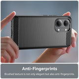 Husa pentru Xiaomi POCO X8 Pro Max, Techsuit Carbon Silicone, albastru
