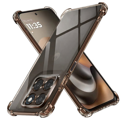 Husa pentru Motorola Moto G77, Techsuit Shockproof Clear Silicone, transparenta