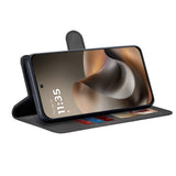 Husa pentru Motorola Moto G77, Techsuit Diary Book, negru