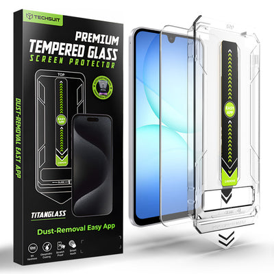 Folie de protectie pentru Samsung Galaxy A16 4G, Techsuit [Fingerprint Unlock Compatible] TitanGlass CrystalHD