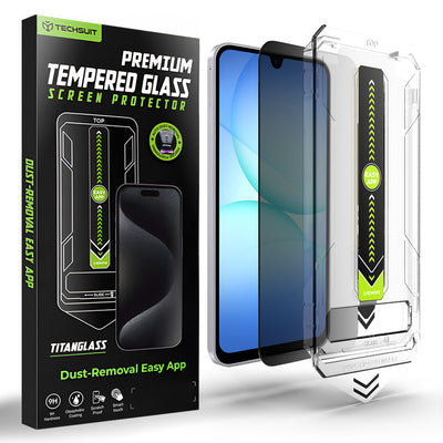 Folie de protectie pentru Samsung Galaxy A16 4G, Techsuit [Fingerprint Unlock Compatible] TitanGlass CrystalHD