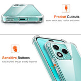 Husa pentru Honor 600 Lite, Techsuit Shockproof Clear Silicone, transparenta