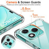 Husa pentru Honor 600 Lite, Techsuit Shockproof Clear Silicone, transparenta