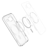 Husa pentru Google Pixel 10a, Spigen Ultra Hybrid MagSafe (ACS11277), cenusiu
