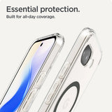Husa pentru Google Pixel 10a, Spigen Ultra Hybrid MagSafe (ACS11277), cenusiu