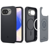 Husa pentru Google Pixel 10a, Spigen Caseology Nano Pop MagSafe (ACS11287), negru