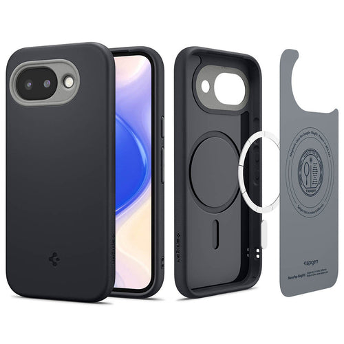 Husa pentru Google Pixel 10a, Spigen Caseology Nano Pop MagSafe (ACS11287), negru