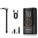 Techsuit Car Compressor AirXpert Pro (AI2), Wireless, cu Flashlight, LED Display, 1500mAh, Negru