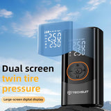 Techsuit Car Compressor AirXpert Pro (AI2), Wireless, cu Flashlight, LED Display, 1500mAh, Negru