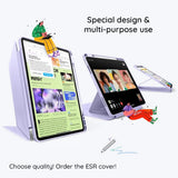 Husa tableta pentru iPad 10 (2022) 10.9, ESR Flip Hybrid (cu Pencil Holder), verde inchis