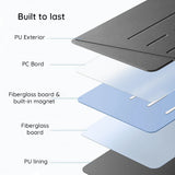 Husa tableta pentru iPad 10 (2022) 10.9, ESR Flip Hybrid (cu Pencil Holder), verde inchis