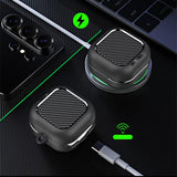Husa pentru pentru Samsung Galaxy Buds 4 / Buds 4 Pro, Techsuit, negru