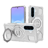 Husa pentru Samsung Galaxy A57 5G, Techsuit Carbon Shield PRO, alb