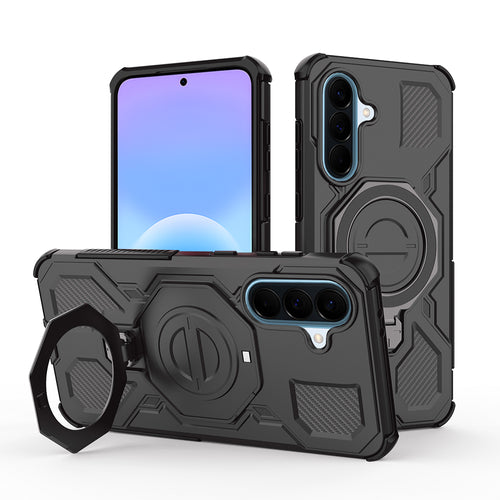 Husa pentru Samsung Galaxy A57 5G, Techsuit Carbon Shield PRO, negru