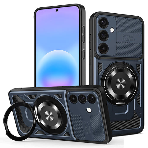 Husa pentru Samsung Galaxy A57 5G, Techsuit RuggedCam, albastru