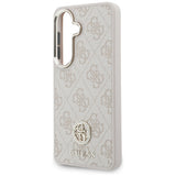 Husa pentru Samsung Galaxy S26, Guess 4G Big Rhinestone Triangle Strap (GUHMS26SP4G4DCSP), roz