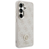 Husa pentru Samsung Galaxy S26, Guess 4G Big Rhinestone Triangle Strap (GUHMS26SP4G4DCSP), roz