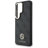 Husa pentru Samsung Galaxy S26 Ultra, Guess 4G Big Rhinestone Triangle Strap MagSafe (GUHMS26LP4G4DCSK), negru