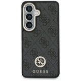 Husa pentru Samsung Galaxy S26, Guess 4G Big Rhinestone Triangle Strap (GUHMS26SP4G4DCSK), negru
