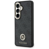 Husa pentru Samsung Galaxy S26, Guess 4G Big Rhinestone Triangle Strap (GUHMS26SP4G4DCSK), negru