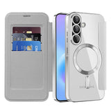 Husa pentru Samsung Galaxy A57 5G, Techsuit SmartMag Book Case, albastru