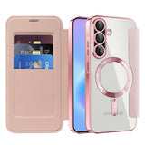 Husa pentru Samsung Galaxy A57 5G, Techsuit SmartMag Book Case, albastru