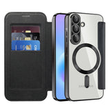 Husa pentru Samsung Galaxy A57 5G, Techsuit SmartMag Book Case, albastru