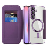 Husa pentru Samsung Galaxy A37 5G, Techsuit SmartMag Book Case, albastru