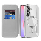 Husa pentru Samsung Galaxy A37 5G, Techsuit SmartMag Book Case, albastru